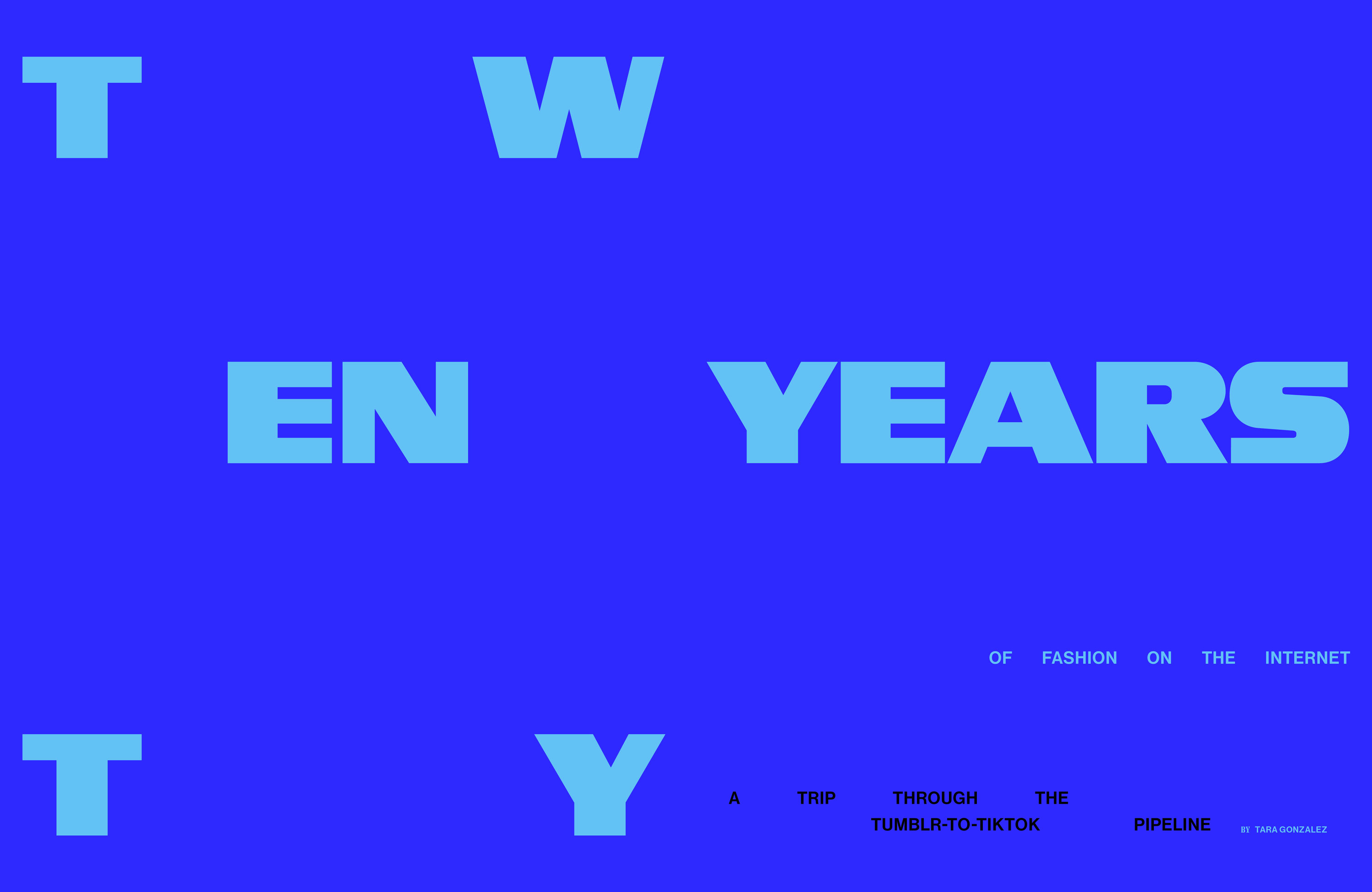 TWENTY YEARS