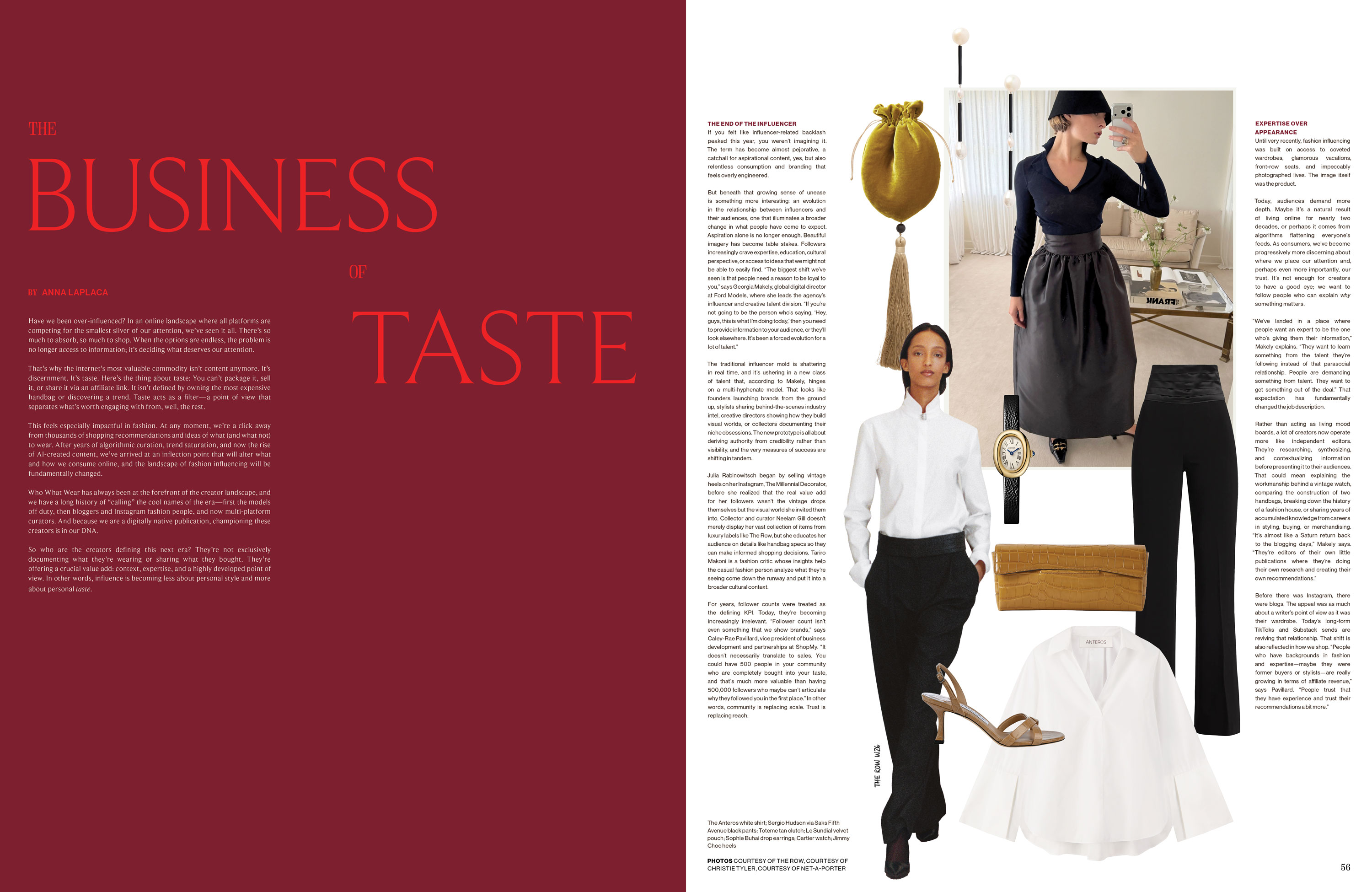 THE BUSINESS OF TASTE